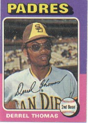 1975 Topps Mini Baseball Cards      378     Derrel Thomas